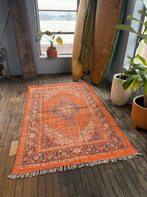Cotton Printed Rug 101 | 4' x 6'