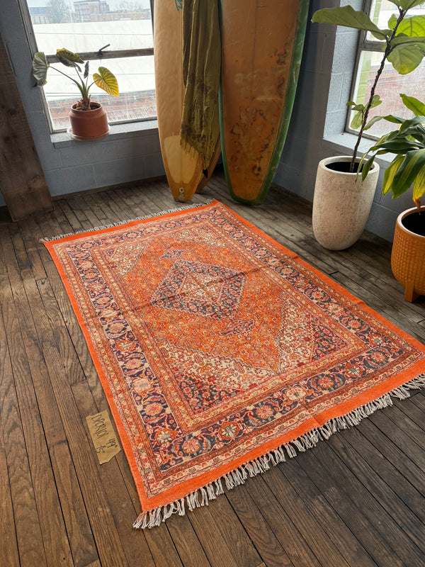 Cotton Printed Rug 101 | 4' x 6'