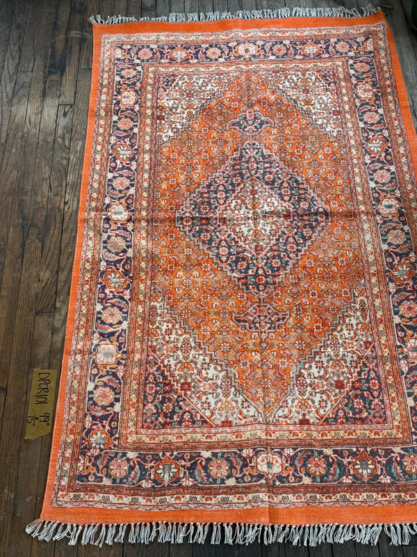 Cotton Printed Rug 101 | 4' x 6'