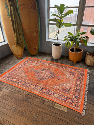 Cotton Printed Rug 101 | 4' x 6'