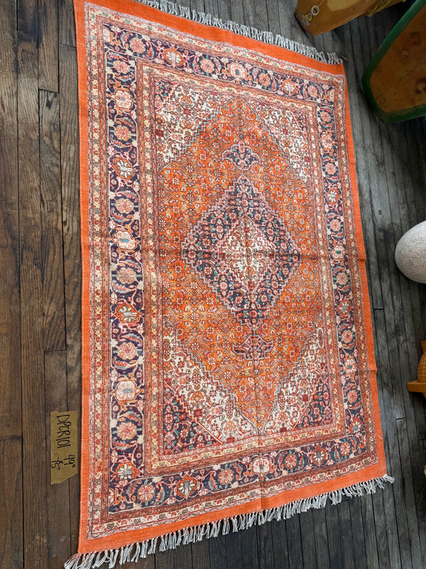 Cotton Printed Rug 101 | 4' x 6'
