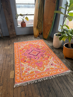 Alfombra Estampada de Algodón 102 | 4' x 6'