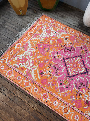 Alfombra Estampada de Algodón 102 | 4' x 6'