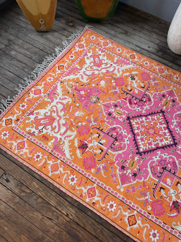 Alfombra Estampada de Algodón 102 | 4' x 6'
