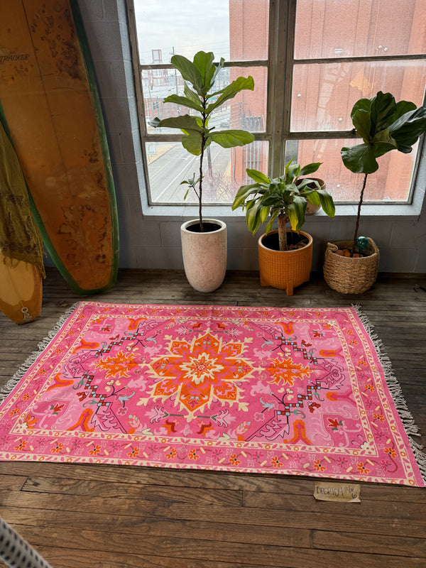 Alfombra estampada de algodón 104 | 1,22 m x 1,83 m