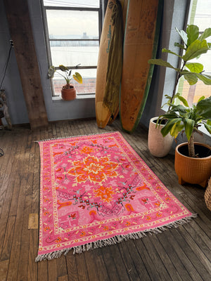 Alfombra estampada de algodón 104 | 1,22 m x 1,83 m