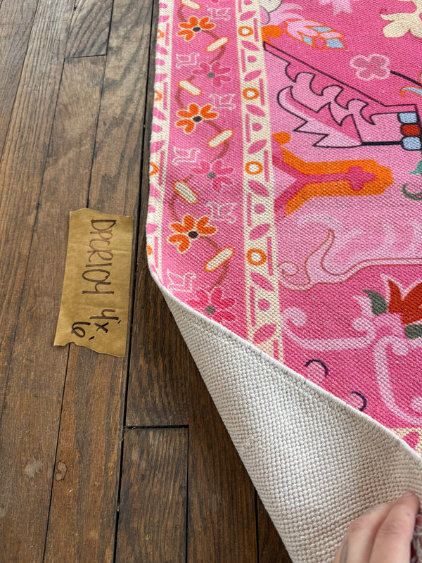 Alfombra estampada de algodón 104 | 1,22 m x 1,83 m