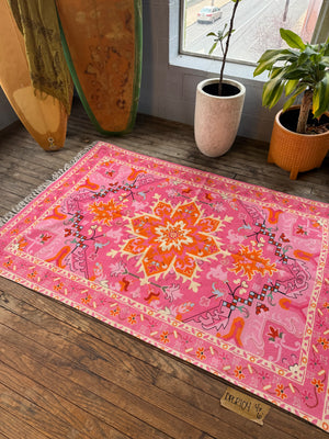 Alfombra estampada de algodón 104 | 1,22 m x 1,83 m