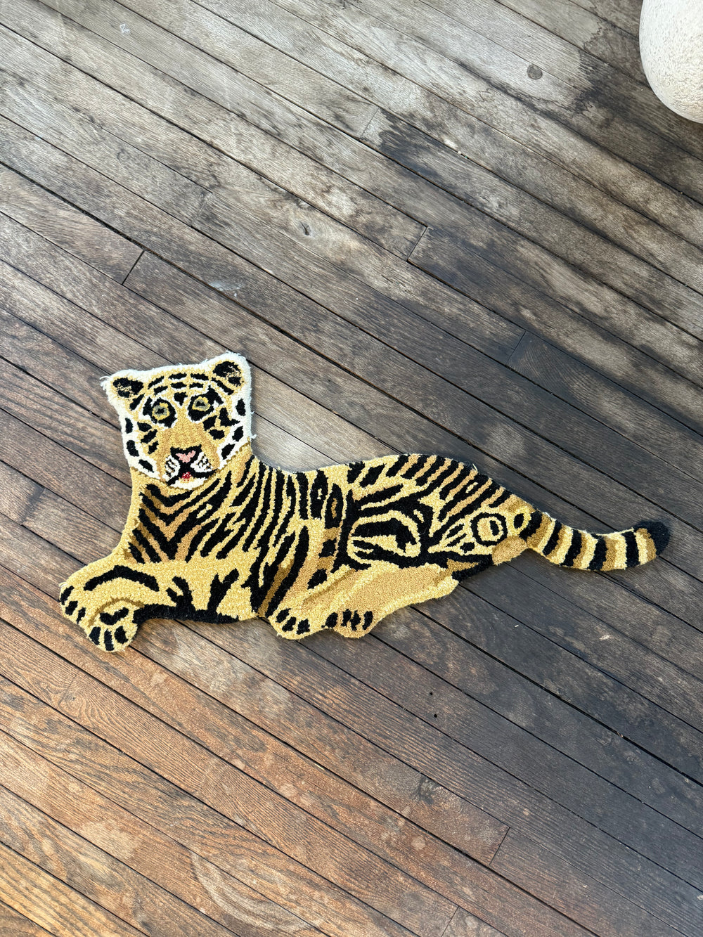 Hand Tufted Wool Tiger Rug MEDIUM 3' x 5'