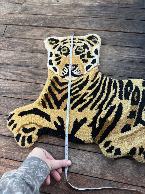 Alfombra de Tigre de Lana Tufted a Mano MEDIANA 3' x 5'