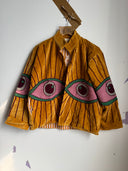 NEW COLORS Awakened Eye Velvet Reversible Jacket