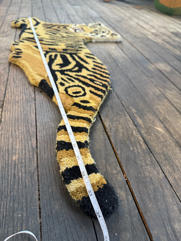 Alfombra de Tigre de Lana Tufted a Mano MEDIANA 3' x 5'