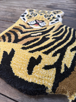 Alfombra de Tigre de Lana Tufted a Mano MEDIANA 3' x 5'