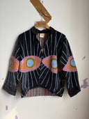 NEW COLORS Awakened Eye Velvet Reversible Jacket