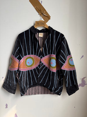 NEW COLORS Awakened Eye Velvet Reversible Jacket