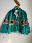 NEW COLORS Awakened Eye Velvet Reversible Jacket