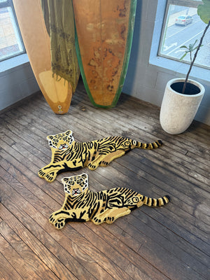 Tapis Mini Tigre en Laine Tufté Main