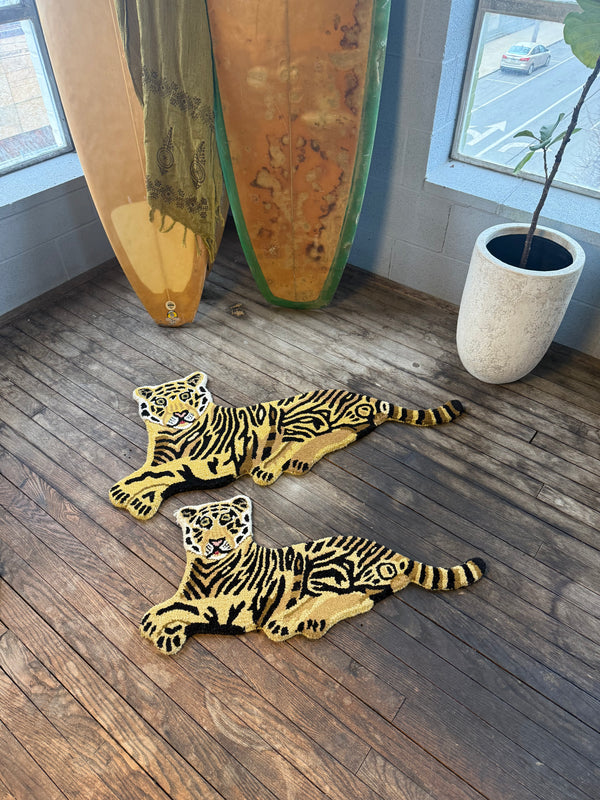Tapis Mini Tigre en Laine Tufté Main