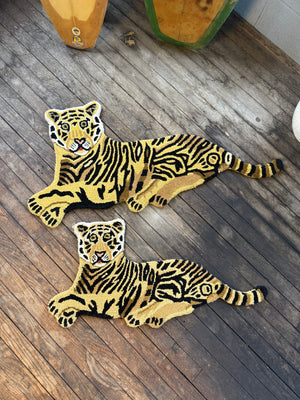 Tapis Mini Tigre en Laine Tufté Main