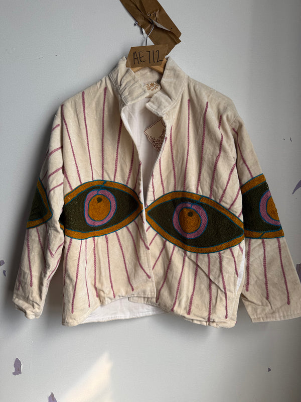 NEW COLORS Awakened Eye Velvet Reversible Jacket