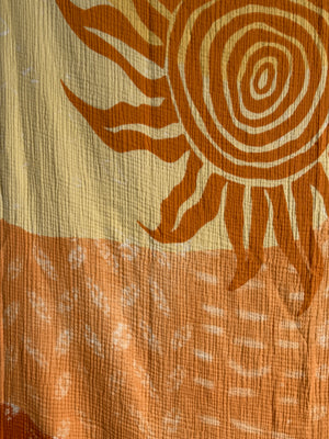Manta de muselina de algodón Golden Horizon