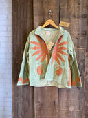 Solar Yin Yang Reversible Embroidered Velvet Jacket
