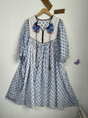 Robe midi Rhumi Bea en coton imprimé au bloc
