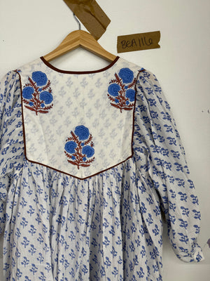 Robe midi Rhumi Bea en coton imprimé au bloc