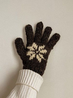 Wool Snowflake Gloves