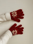 Wool Snowflake Gloves