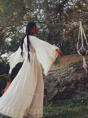 Sunwashed Raw Organic Cotton Kimono