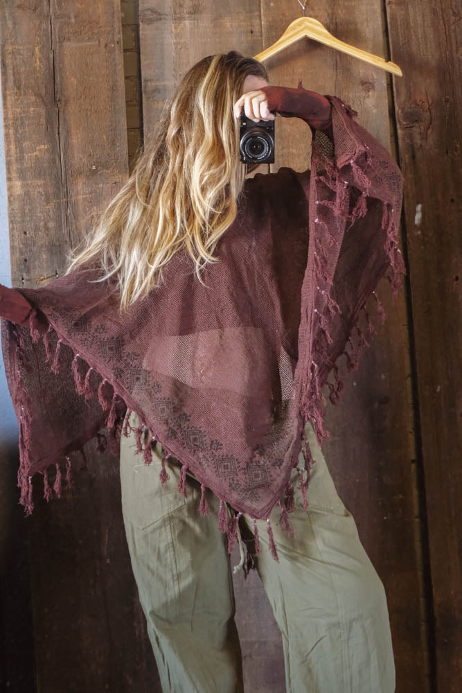 Jolie Mesh Poncho