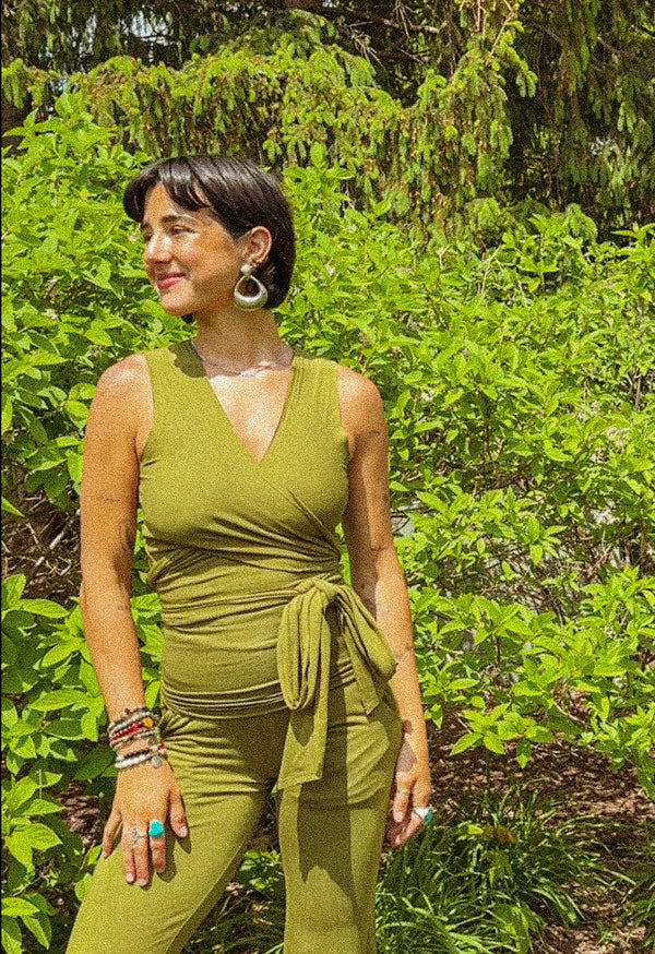 EcoVero™  Prana Wrap Top