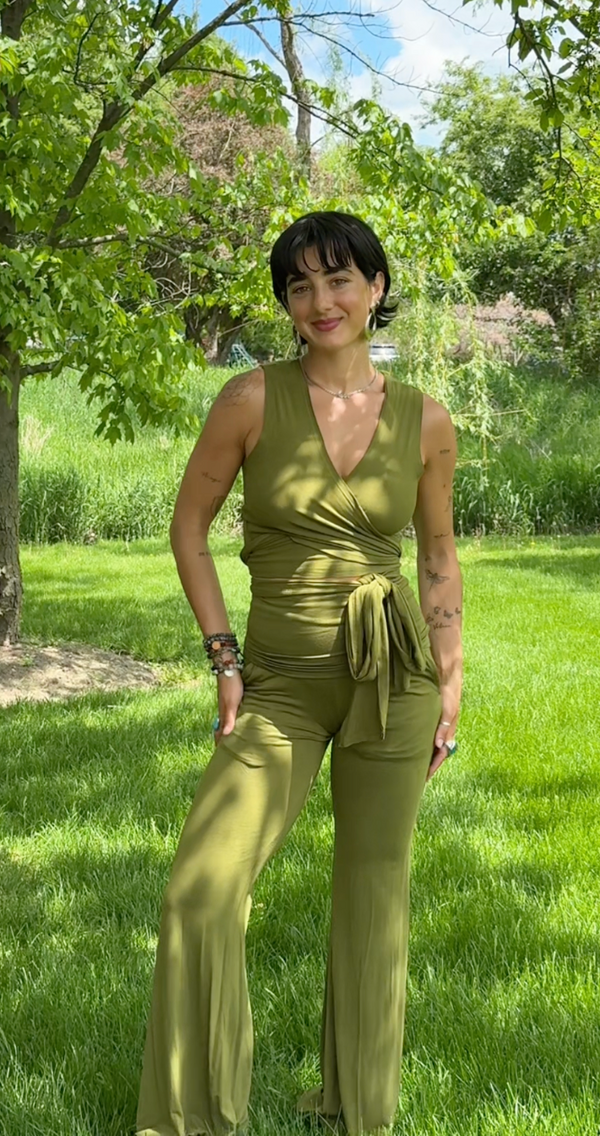 EcoVero™  Prana Wrap Top