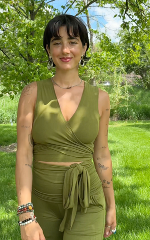 EcoVero™  Prana Wrap Top
