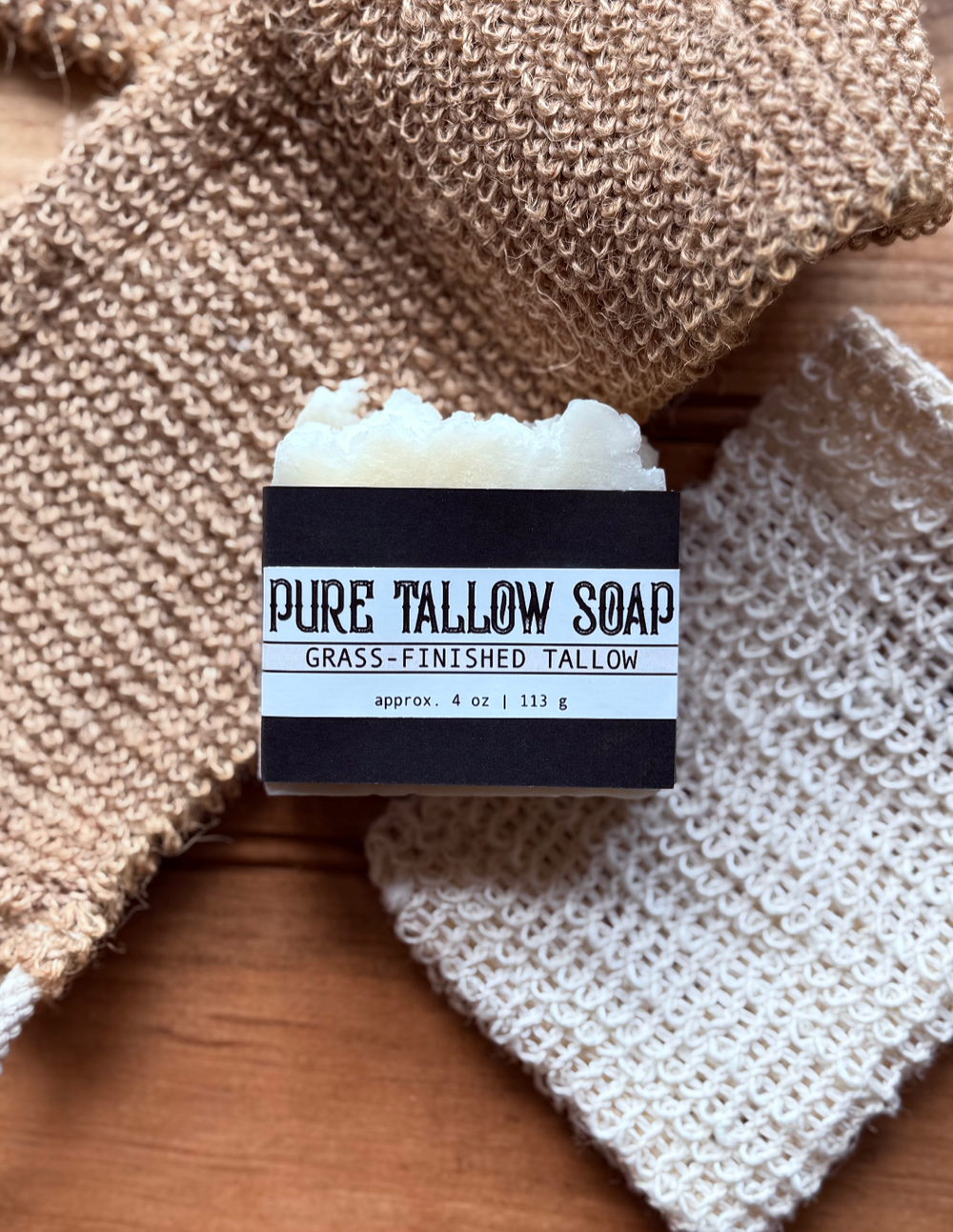 Pure Tallow Soap | Grass-Finished Tallow Bar Soap