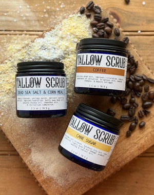 Tallow Scrub Series | Face & Body | Exfoliate & Moisturize