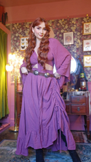 Valentina Cinch Skirt: Organic Cotton Bamboo