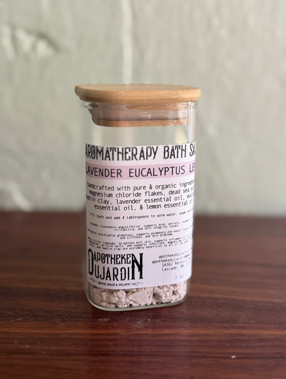 Aromatherapy Bath Salts | Mineral-Rich Dead Sea Soak