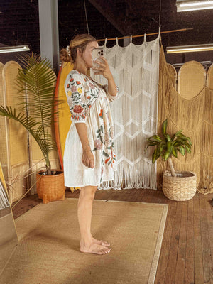 September Embroidered Dress