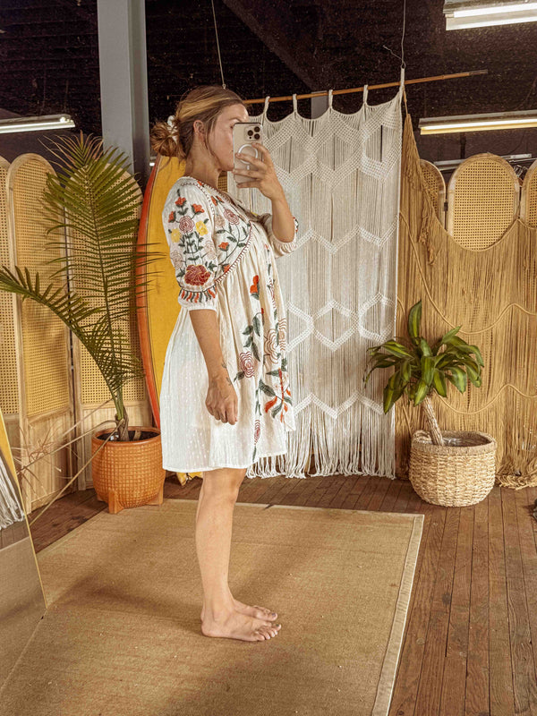 September Embroidered Dress