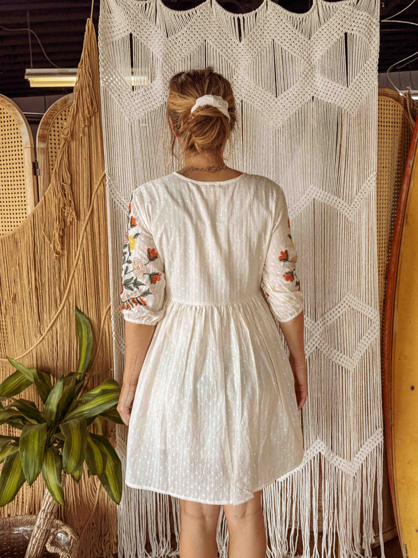 September Embroidered Dress