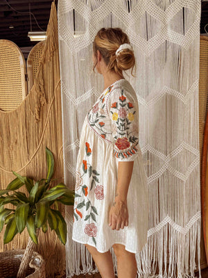 September Embroidered Dress
