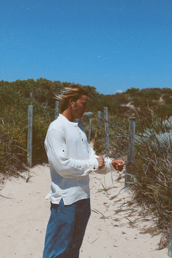 Men's Marley Button Sleeve Top