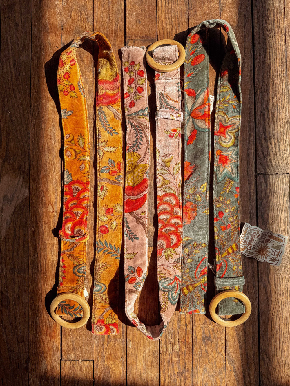 Ceinture en velours de coton biologique