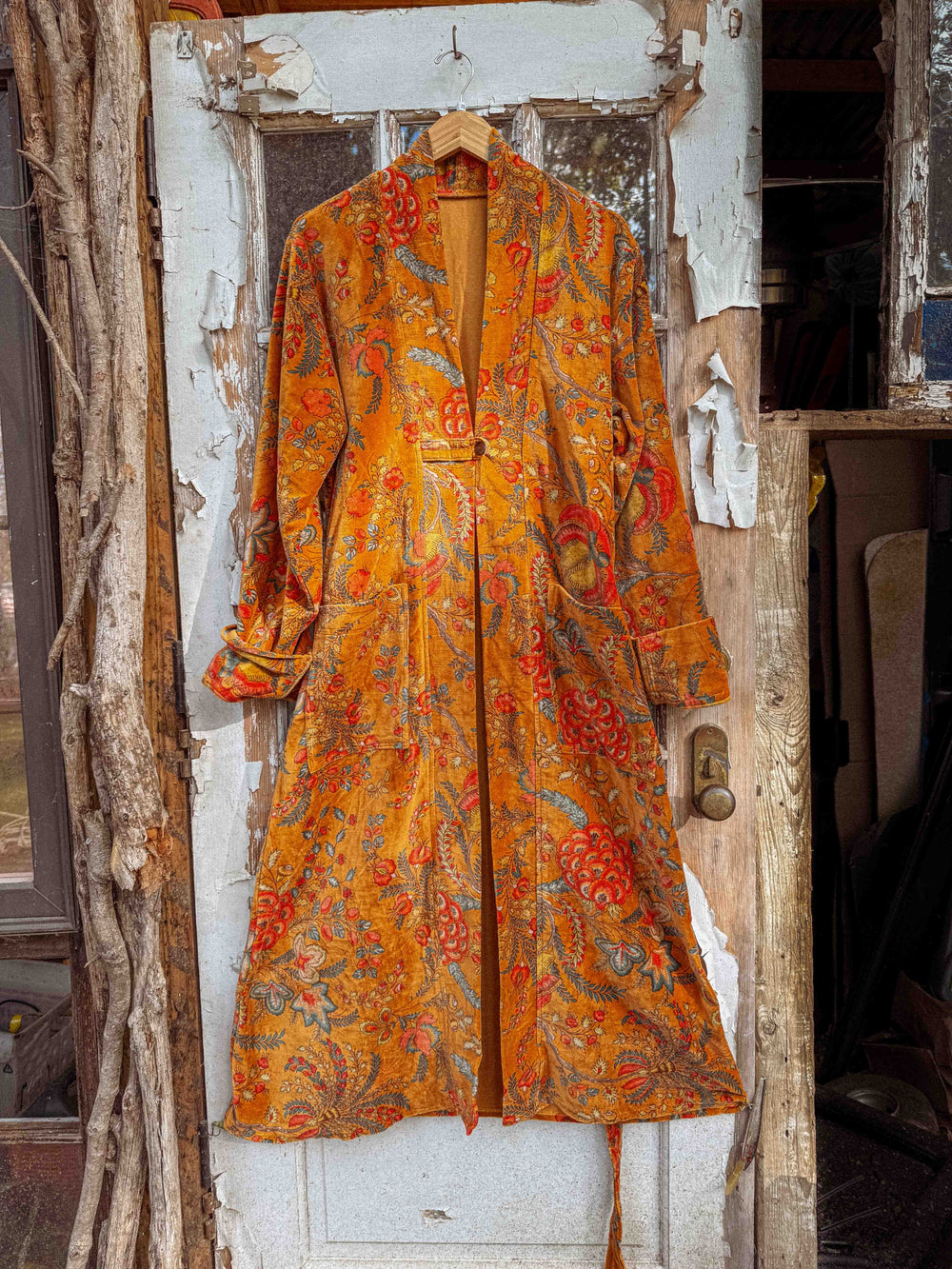 Veste en Velours Biologique Vétiver
