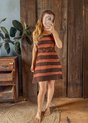 Fae Dress 100% Cotton Hand Embroidered