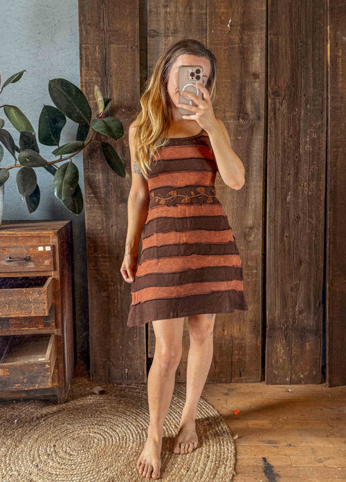 Fae Dress 100% Cotton Hand Embroidered