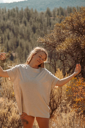 SHORT SLEEVE HEMP TEE: Hemp Organic Cotton