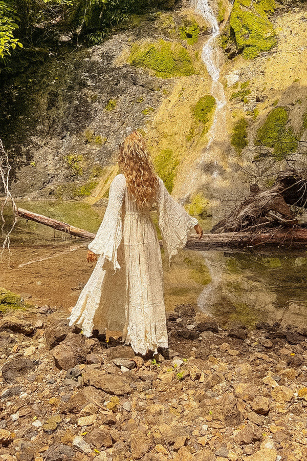 Sunwashed Raw Organic Cotton Kimono